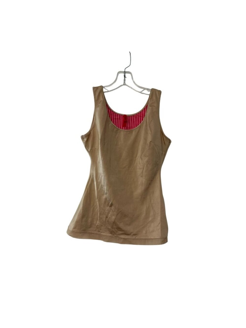 Spanx Simplicity Tank Top Beige Shapewear L Scoop Cami Slimming Lining Nude